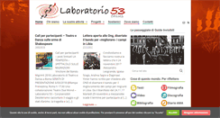 Desktop Screenshot of laboratorio53.it