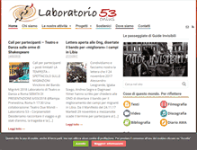 Tablet Screenshot of laboratorio53.it
